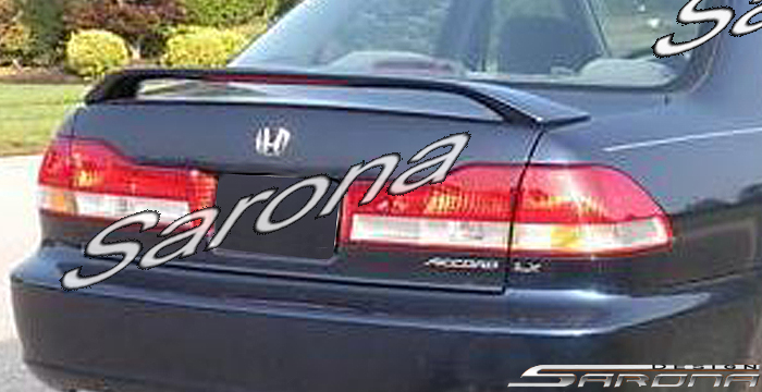 Custom Honda Accord Trunk Wing  Sedan (1998 - 2002) - $169.00 (Manufacturer Sarona, Part #HD-037-TW)
